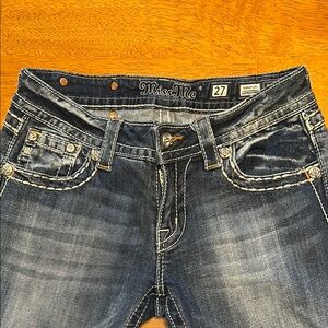 Miss Me Women's Dark Blue Boot Cut Jeans